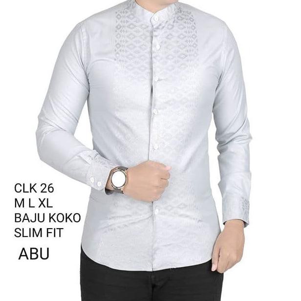 BAJU KOKO PRIA SLIM FIT / KEMEJA KOKO PRIA SLIM FIT CLK26