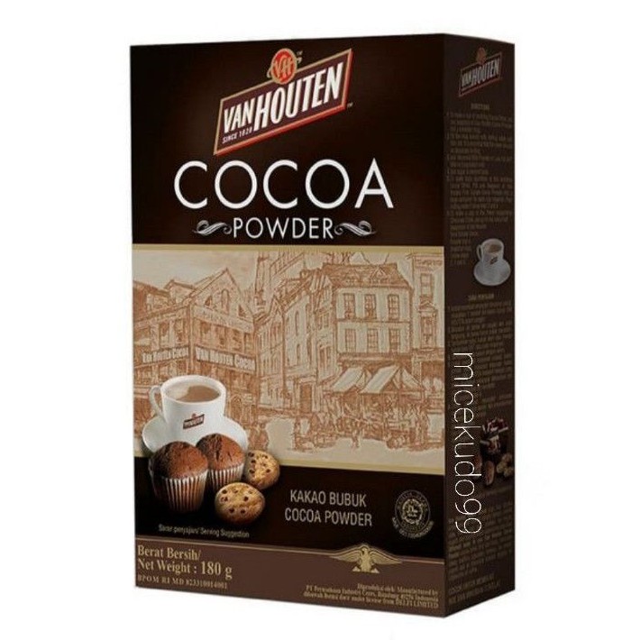 

VAN HOUTEN COCOA POWDER 165 GRAM / BUBUK COKLAT / COKELAT TABUR / KAKAO