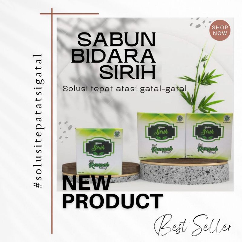 Sabun Bidara Sirih Original BPOM Obat Kulit Gatel,Eksim,Scabies,Kudis