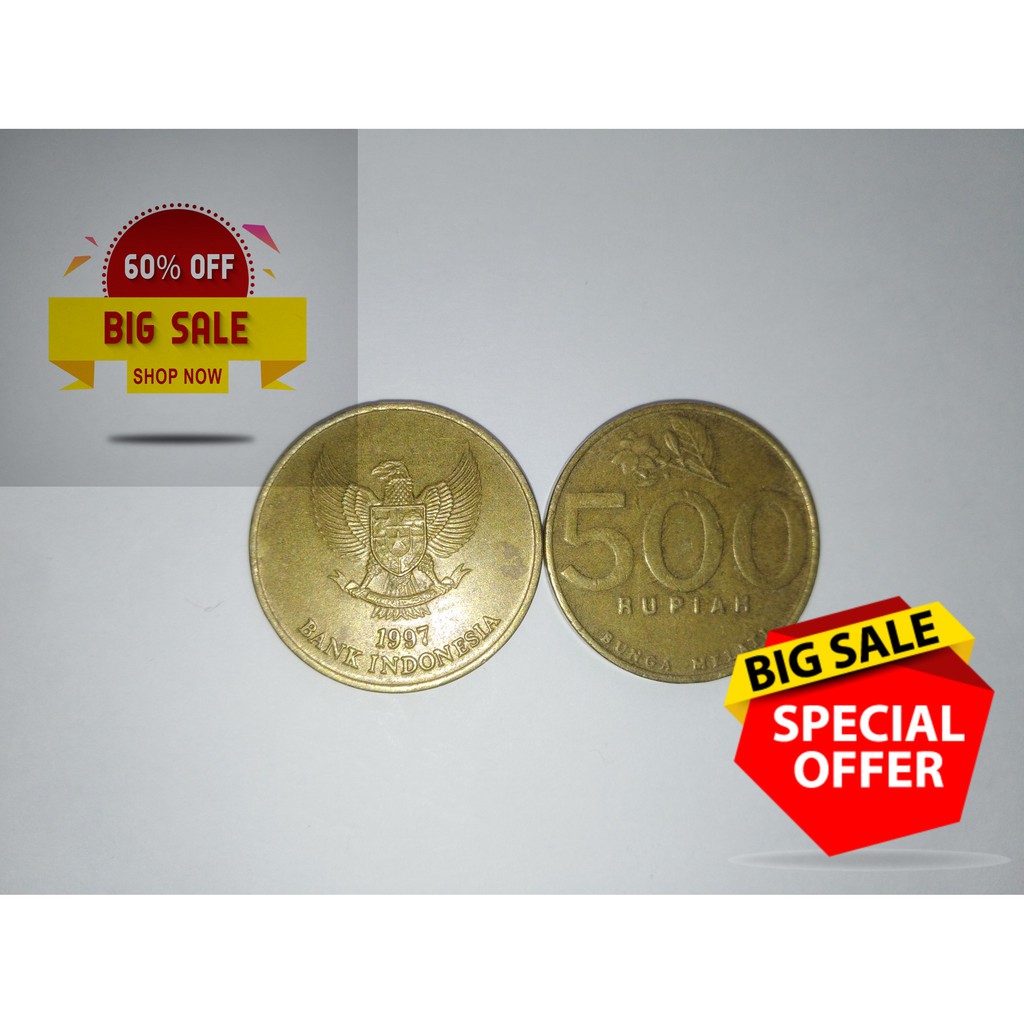 Uang Logam Rp500 Tahun 1997