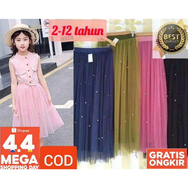 Rok tutu anak  rok tutu anak perempuan  Rok tutu anak mutiara / Rok tutu anak impor  Dress tutu anak