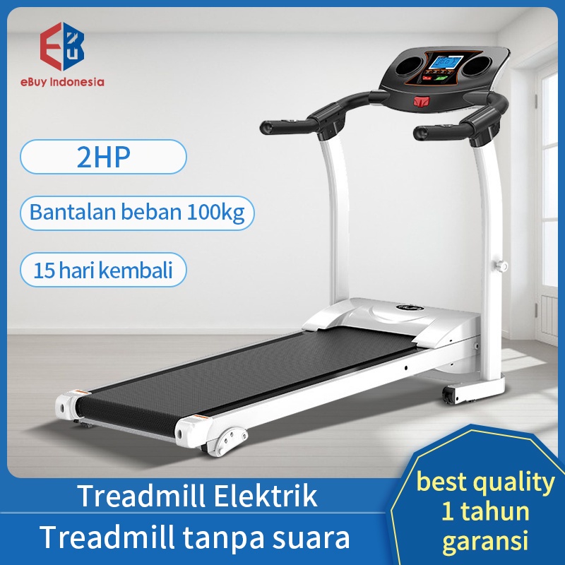 eBuy Treadmill Elektrik Tredmil Listrik 2.0 HP Mesin Alat Lari Olahraga Gym Fitness Cardio M5