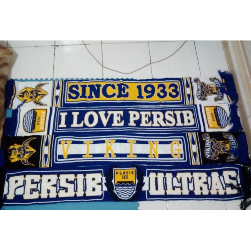 SCARF PERSIB BANDUNG 14 GET POLLAND ORIGINAL SYAL VIKING BOBOTOH SYALL RAJUT 2025