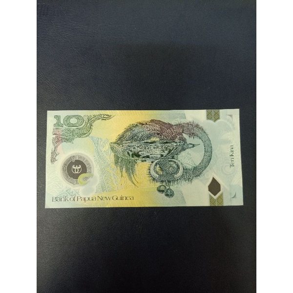 PAPUA NEW GUINEA 10 KINA POLIMER UANG ASING GRESS UNC