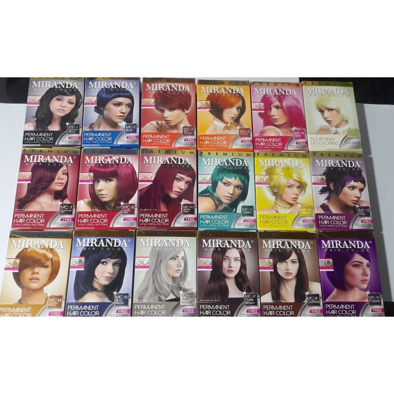 MIRANDA hair colours series