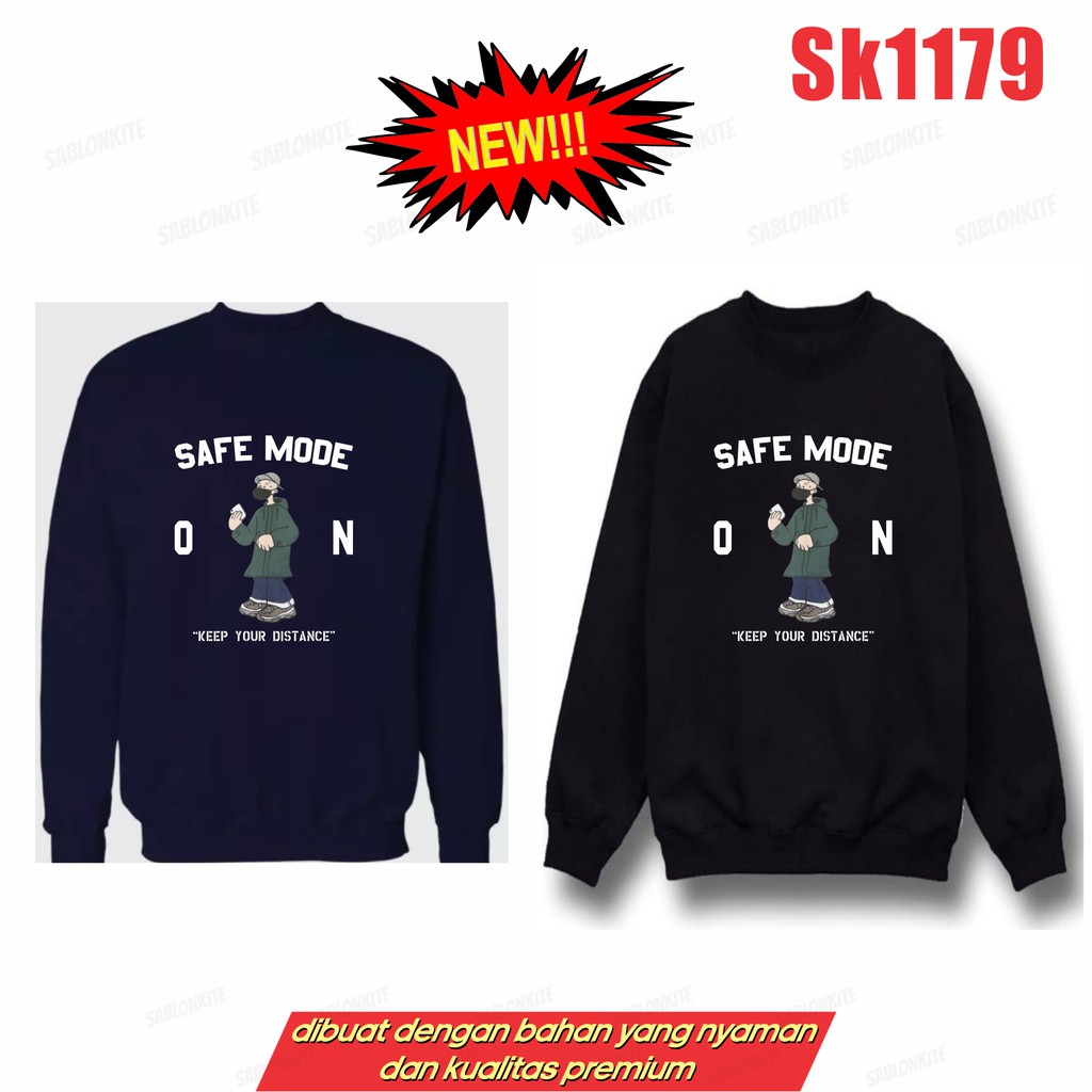 MURAH!!! HOODIE SWEATER STRAYKIDS SK1179 SAFE MODE UNISEX