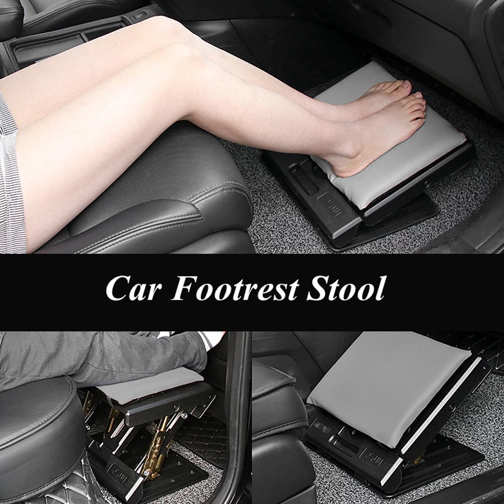 sandaran kaki mobil tatakan car foot rest kursi kaki foot stool