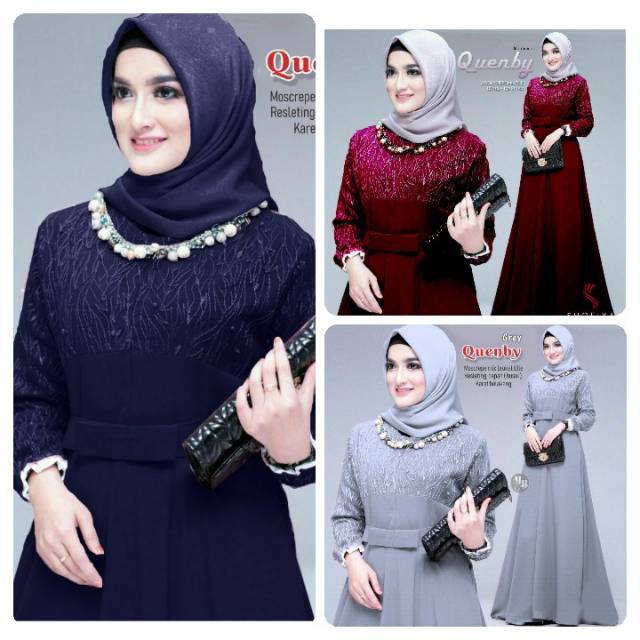 Baju gamis terlalis  termurh/ pekalongan
