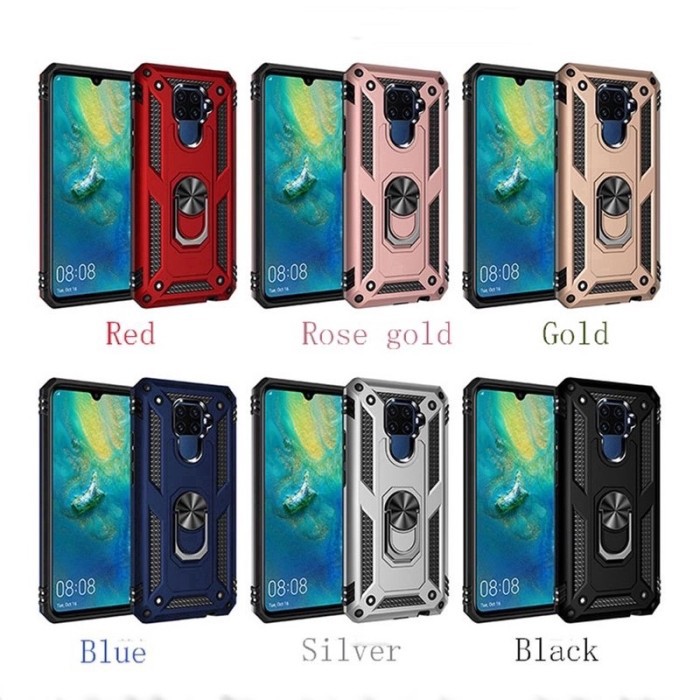 NEW CASE SHOCK PROOF 360 IRING STANDING MAGNETIC CASE REDMI NOTE 9 PRO