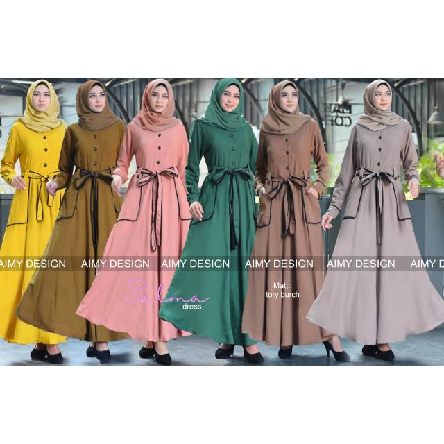 Gamis Tory Burch Salma Dress