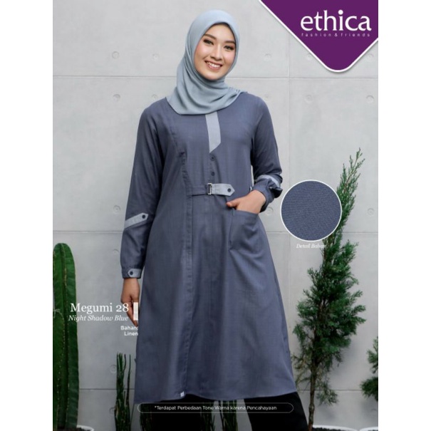 Megumi 28 tunik ethica terbaru atasan muslim busui friendly