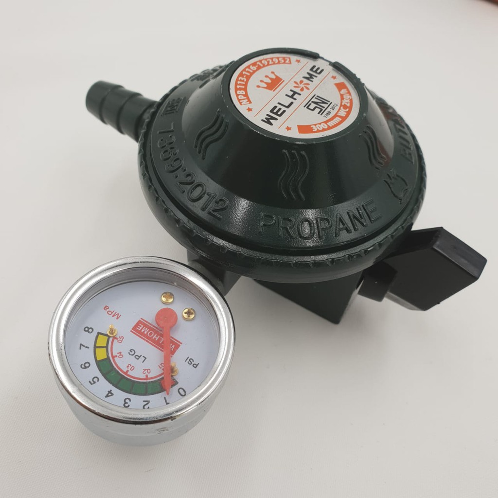 Regulator Gas Welhome WG-118/Kepala Gas LPG/  Regulator Gas Meter WelHome WG-118