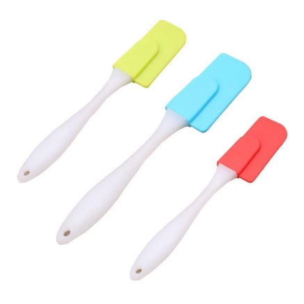 Spatula Pengaduk Adonan Silikon Karet Silicone Anti Lengket