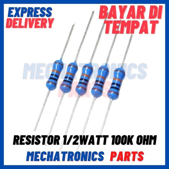 [PAS-9478] RESISTOR 1/2WATT 100K OHM