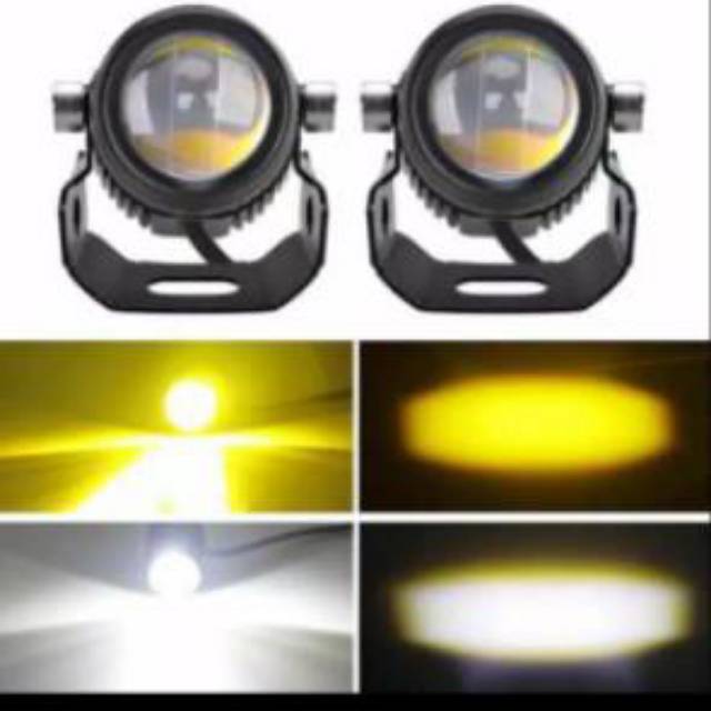 Lampu  Laser Foglamp D2 superbright Hi Low 1set 2pcs