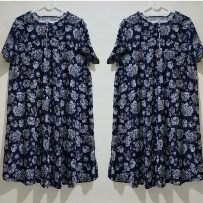 DASTER RENA DRESS CASUAL ATASAN WANITA TERBARU SUPER JUMBO JERSEY KOREA