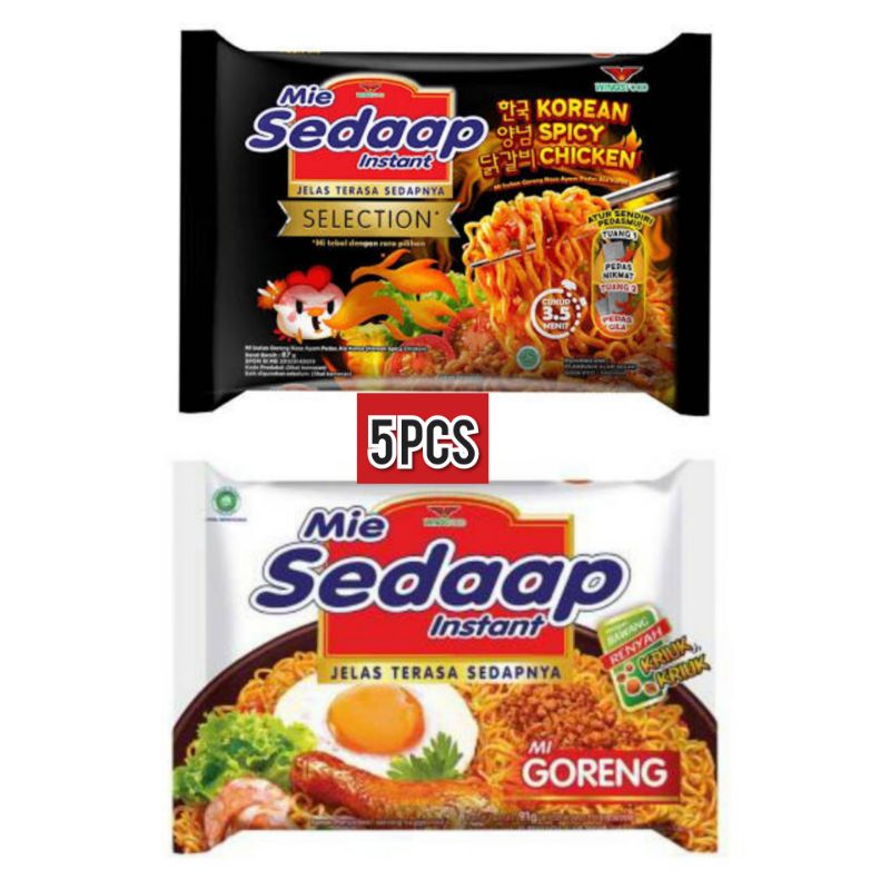 

Mie Sedaap Goreng / Mie Sedaap Korean Selection SPicy Chicken 5 Pcs