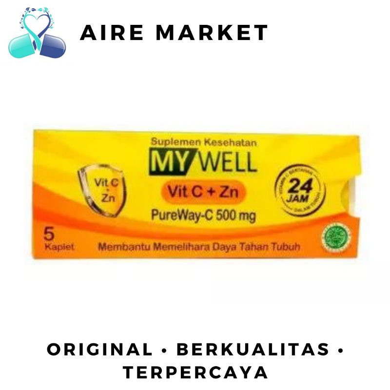 Mywell Vitamin C + Zn 5 Kaplet