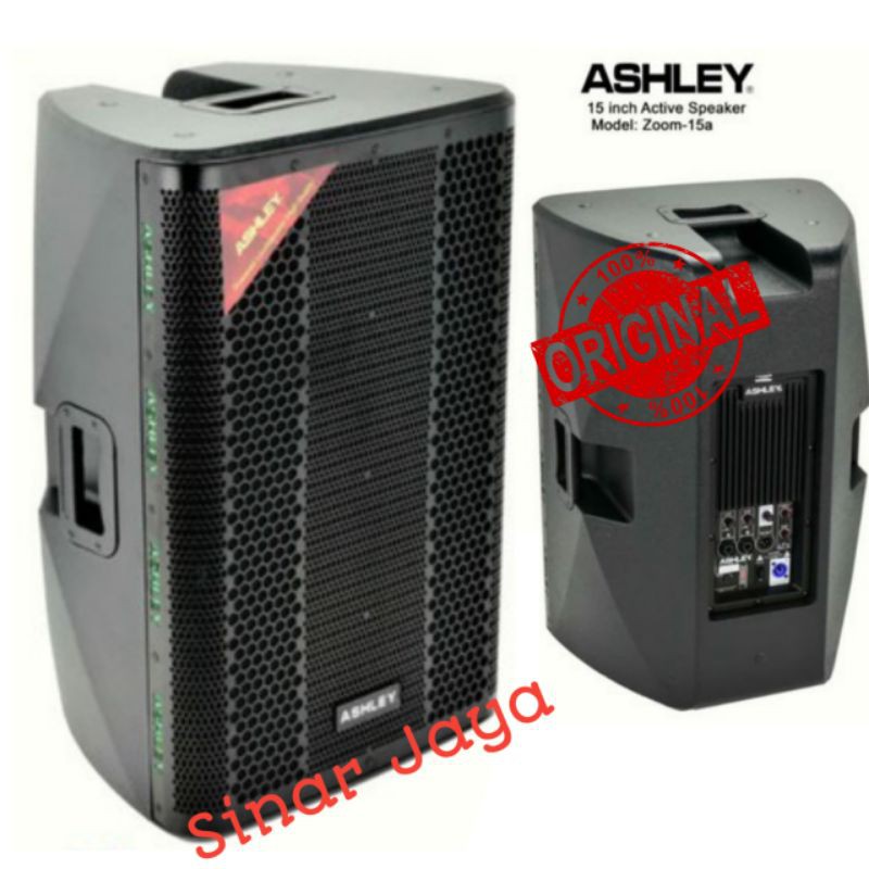 Speaker Aktif 15 inch Ashley zoom 15a Original
