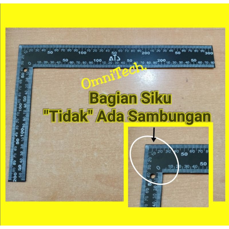 

Penggaris Siku Meter Tukang Pengukur Sudut 8" x 12" 8"x12" 20 x 30 cm 20x30