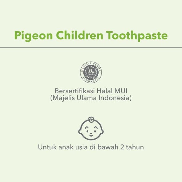 PIGEON Toothpaste Pasta Gigi Bayi Strawberry / Orange 45Gr