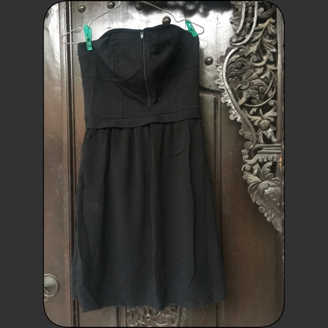 Preloved Black Bustier dress