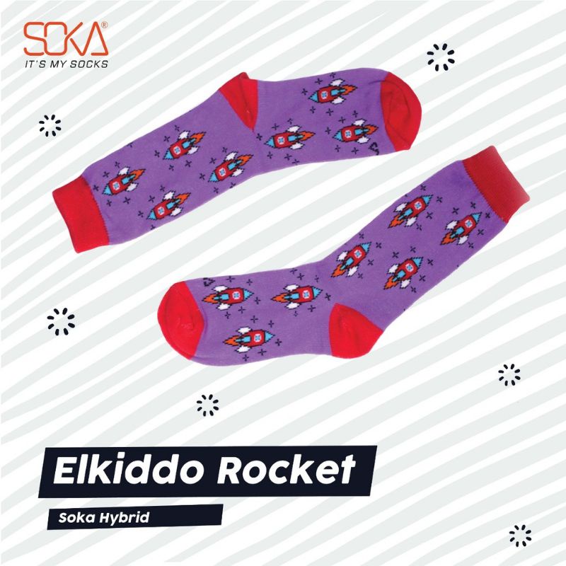 Kaos Kaki Anak (Usia Balita - TK) Motif Soka Hybrid El Kido