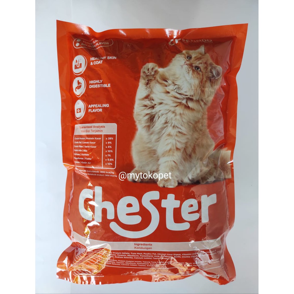 CHESTER Makanan Kucing 1KG Setara BOLT