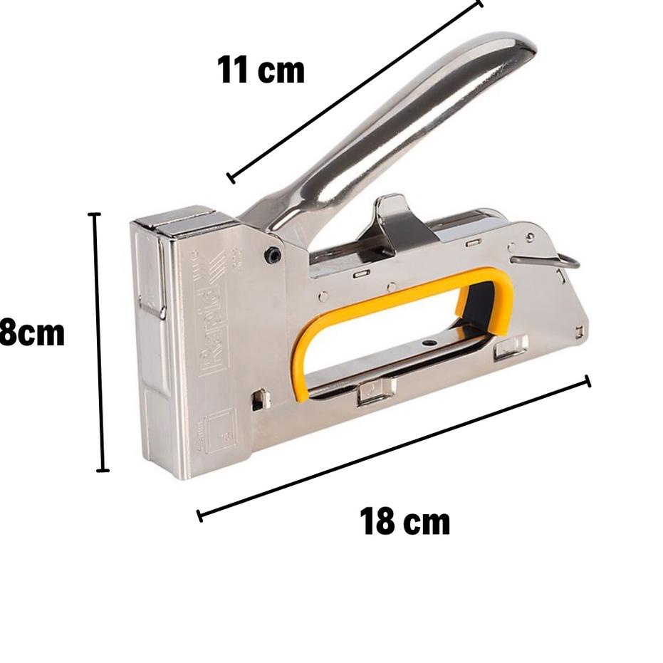 

Terbaru! Alat Staples Tembak Stapler Tembak Guntacker Kayu Jok Kulit Motor KUAT Steples Stepler Hekter 3in1 4 6 8 mm