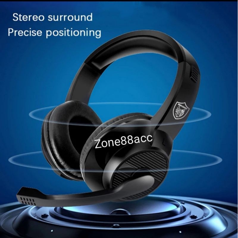 Headset Handsfree Earphone Audio Headphone PC Komputer HP Game Gaming Pubg Ff Mobile Legend Overhead