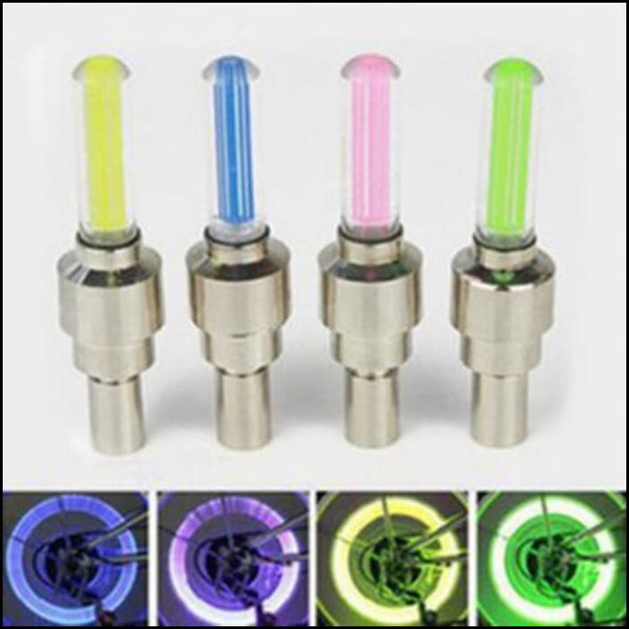 Lampu Led Tutup Pentil Ban Motor Mobil Lampu Tutup Pentil Nyala