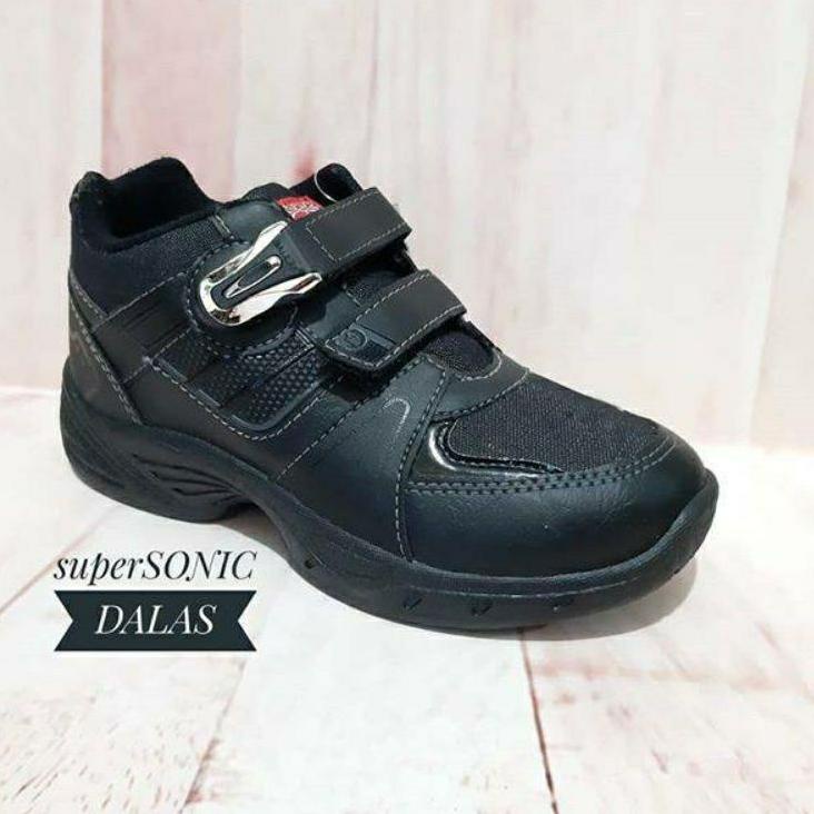 Wow Murah Meriah.. Sepatu sekolah sepatu anak sepatu hitam magnet homyped