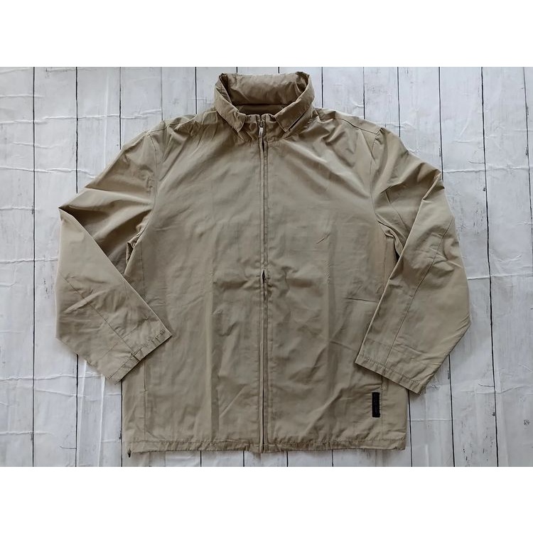 Work Jacket Casual - Indian Blue Jacket Harrington Bahan Parasut Casual Pria Wanita Free Sticker