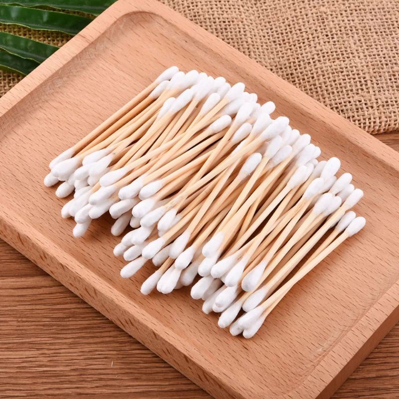 Cotton Bud Kapas pembersih Telinga 1 Pack isi 100pcs