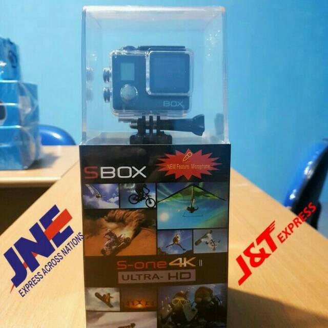 Action cam sportcam s-box s one 4k ll ultra hd 21mp