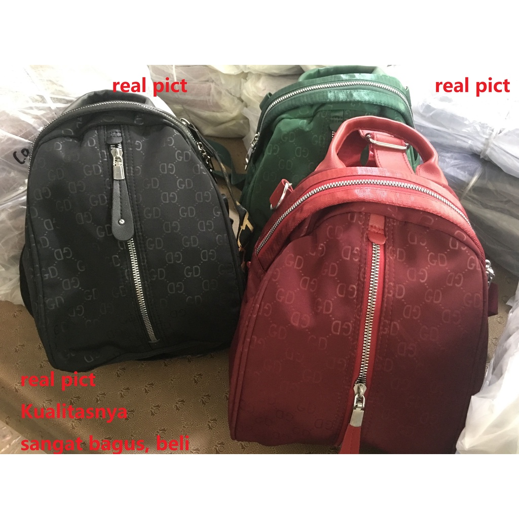 Multifungsi Selempan Backpack Tas wanita ransel Tote stylish tas bahu tas impor shoulder bag  7160