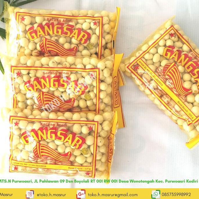 

【Penjualan Terbaik】 Kacang Atom Sanghai Gangsar 225gr produck terbaik