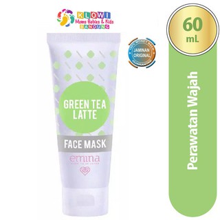 Download Emina Green Tea Latte Face Mask 60 Ml Masker Emina Emina Green Mask Shopee Indonesia PSD Mockup Templates