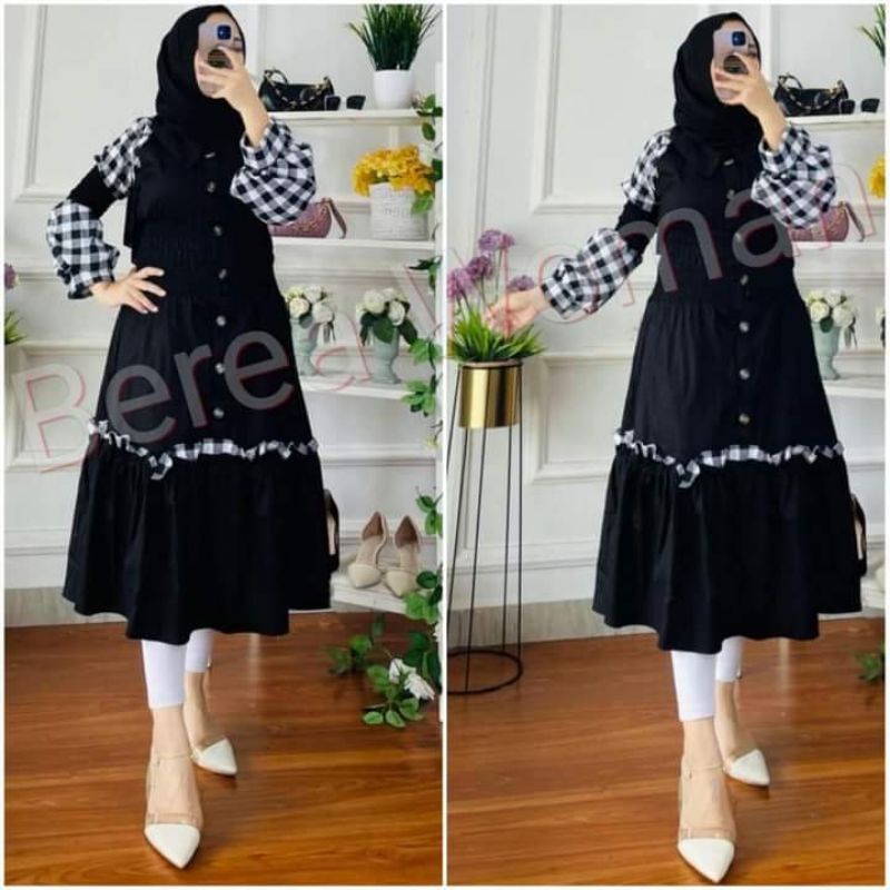 Long Tunik Kotak