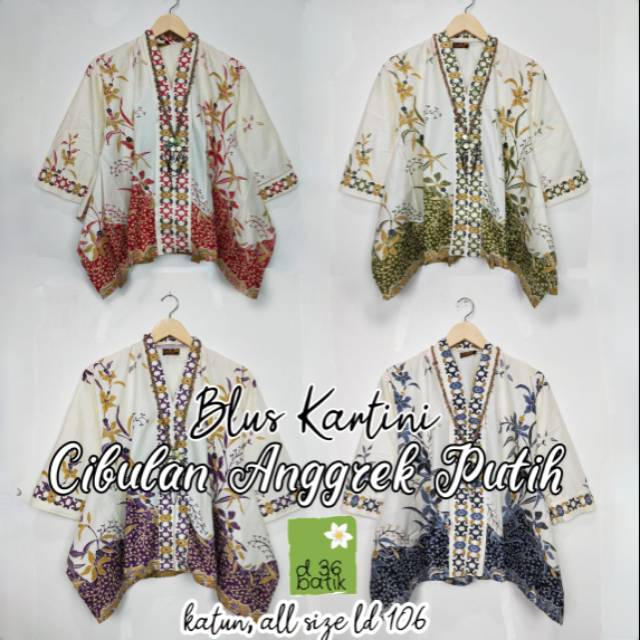 Blus anggrek putih