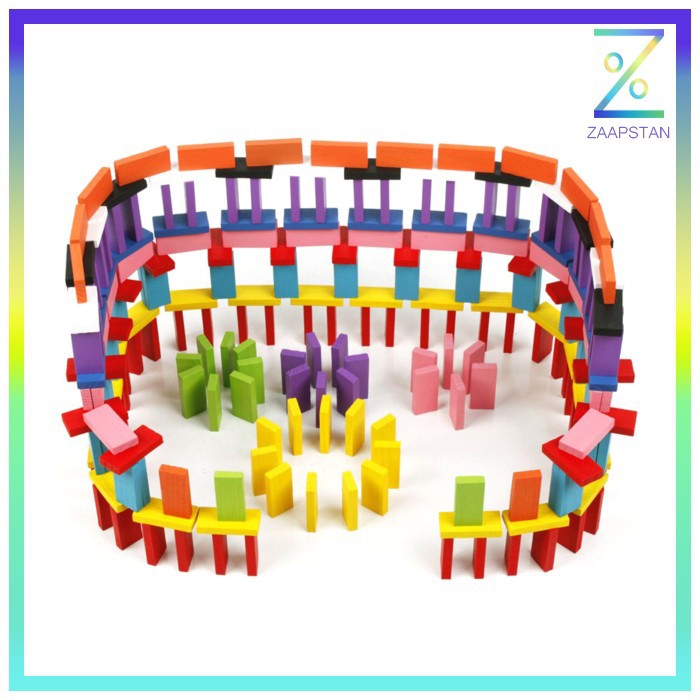 Balok Domino 120 PCS - ZMY-1 - Multi-Color