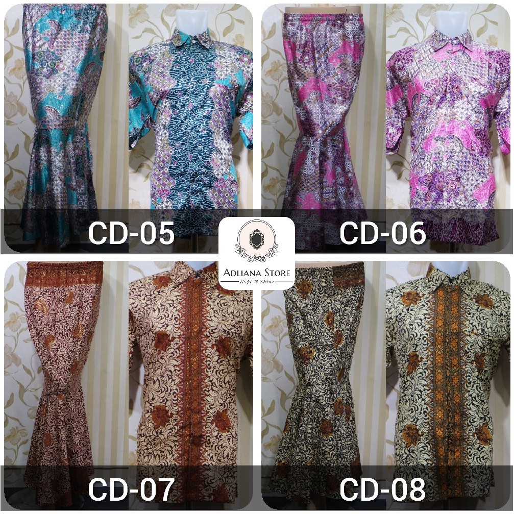 (COD) Rok Duyung dan Kemeja Batik / Couple Duyung / Couple Batik / Batik Couple HANANIA KEBAYA COLLECTIONS