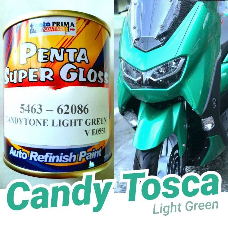 Cat Penta Super Gloss NC Candytone Light Green 200ml Candy Hijau Muda 200cc