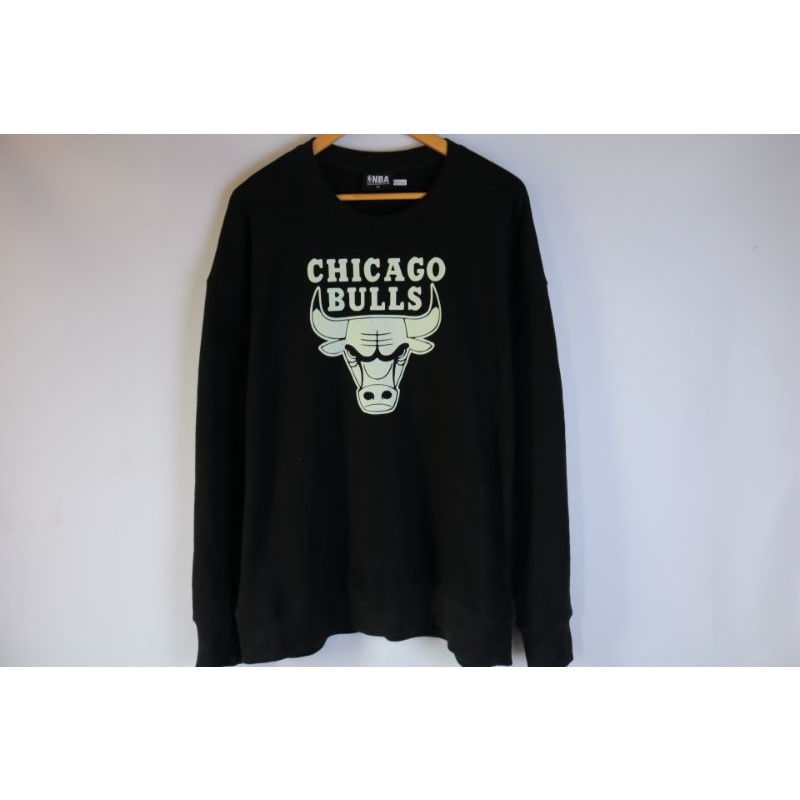 Crewneck chicago bulls reflective second branded original thrift