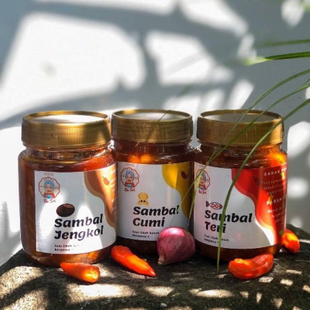 

Sambal Teri/Cumi/Jengkol HOME MADE 200 gr