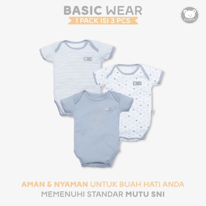 Fluffy JUMPER SEGITIGA / Kodok Pendek Bayi (1 buah)