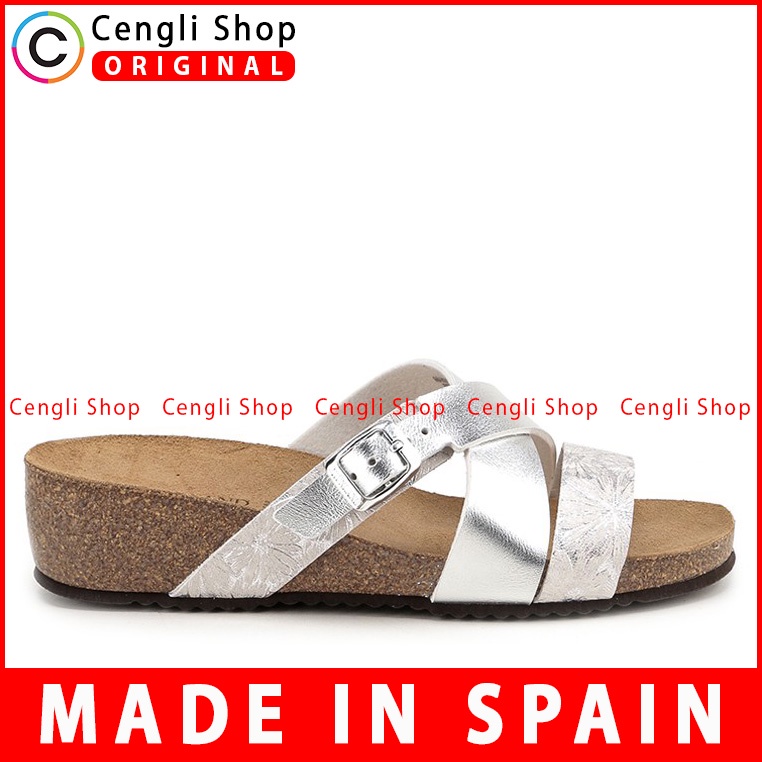 SANDAL SLIDE KULIT GRUNLAND WANITA ORIGINAL FLAT CASUAL BRANDED GRW26