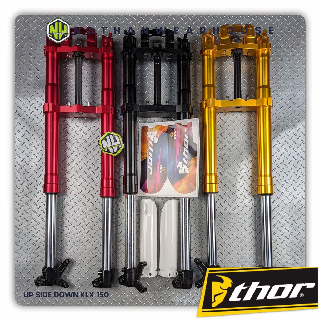 Shock Depan Up Side Down UpSide Down USD Klx 150 Dtracker BF Full CNC Thor