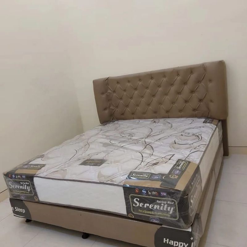 Dipan Paradis + Springbed Serenity Superstars (Harga Paket). Dipan & Springbed. Dipan 1 set Springbe