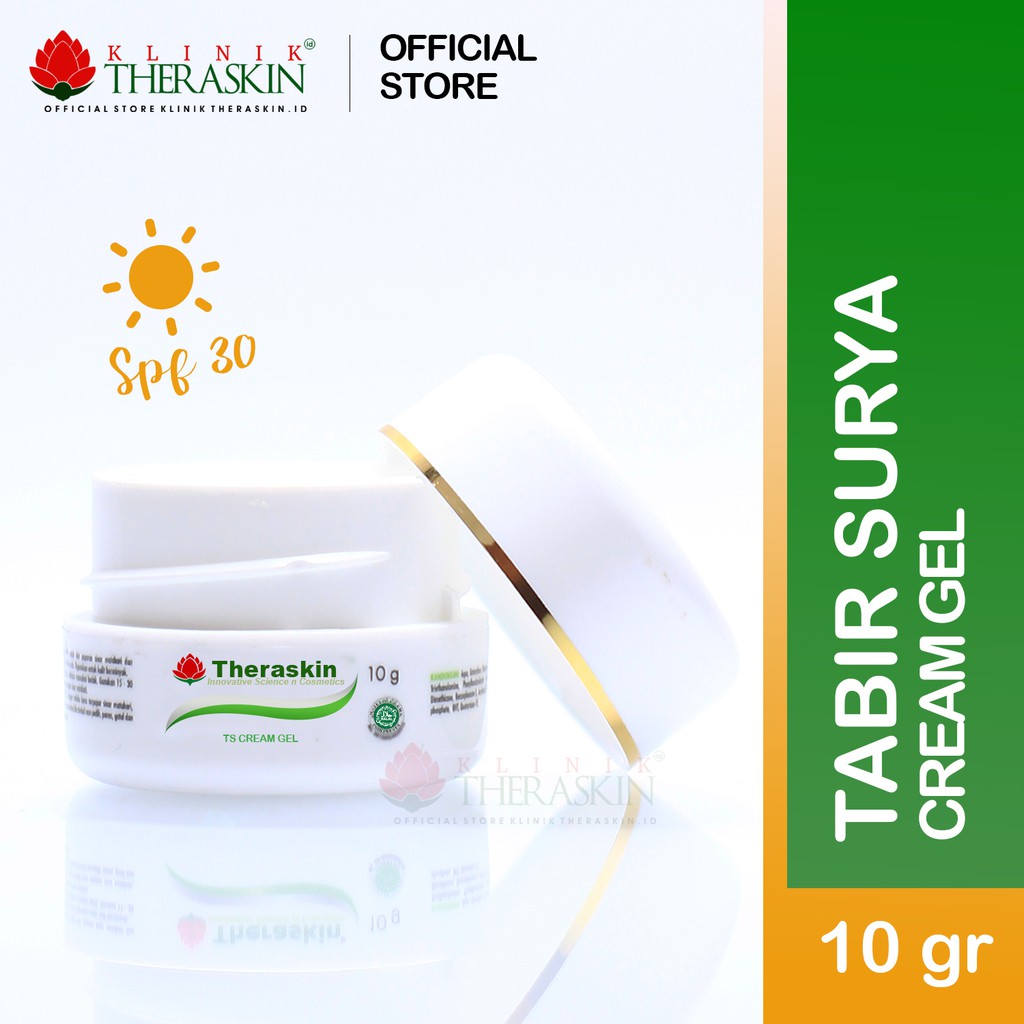 Theraskin TS Cream Gel / Tabir Surya SPF 30 Bentuk Gel